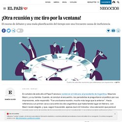 ¡Otra reunión y me tiro por la ventana!
