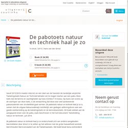 De pabotoets natuur en techniek haal je zo.