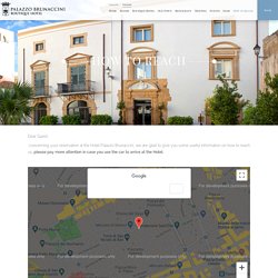 How to reach - Palazzo Brunaccini Boutique Hotel Palermo