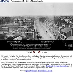 Panorama of the City of Toronto, 1857
