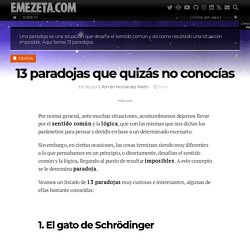 13 paradojas que quizás no conocías