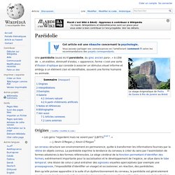Paréidolie
