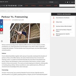 Parkour Vs. Freerunning
