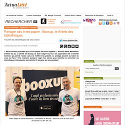 Actualitte - Partager ses livres papier : Booxup, le Airbnb des bibliothèques