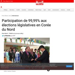 Participation de 99,99% aux élections législatives en Corée du Nord