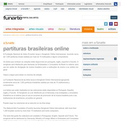 Partituras Brasileiras Online