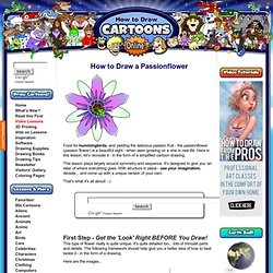 Passionflower Drawing Lesson