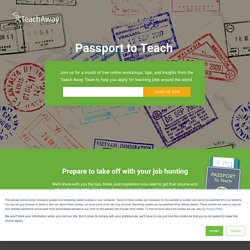 Passport to Teach 2017