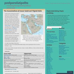 The Assassinations of Anwar Sadat and Yitzhak Rabin « pastparallelpaths