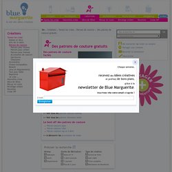Des patrons de couture gratuits - Des patrons expliqués pas-à-pas