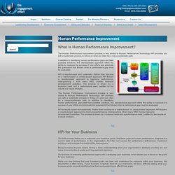 The Engagement Effect: Human Performance Improvement