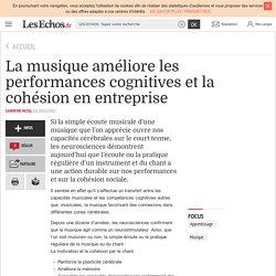 La musique améliore les performances cognitives et la cohésion en entreprise