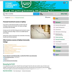 Short Courses Sydney Community College