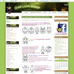 Les personnages "natures des mots" de la méthode Retz