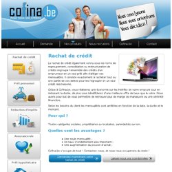 Rachat de crédit, Prêt personnel, Réduction d'impôt, Prêt hypothécaire, Epargne/Placement