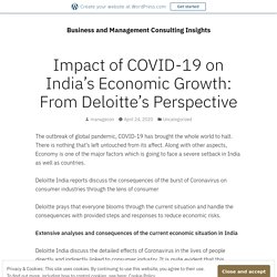 Impact of COVID-19 on indian economy