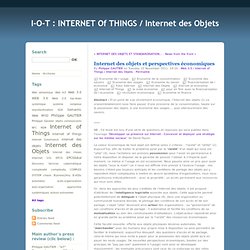 Internet of Things and Prospects - IOT: Internet of Things / Internet of Things
