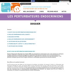 Les perturbateurs endocriniens