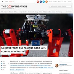 Ce petit robot qui navigue sans GPS comme une fourmi