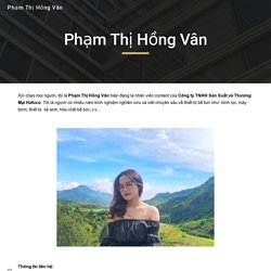 Phạm Thị Hồng Vân