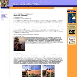 Improving your photography: Composition