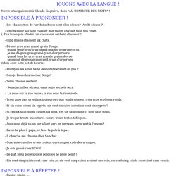 Phrases impossibles