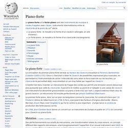 Piano-forte