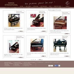 Pianos à queue d'occasion