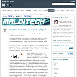 Piccoli motori crescono: i casi istella, Quag e Qwant