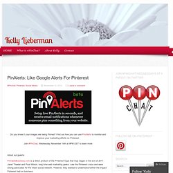 PinAlerts: Like Google Alerts For Pinterest