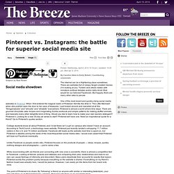 Pinterest vs. Instagram: the battle for superior social media site - The Breeze: Columns
