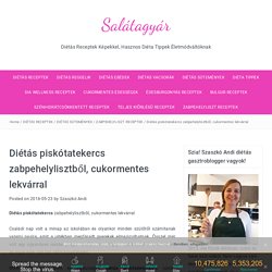 Diétás piskótatekercs zabpehelylisztből, cukormentes lekvárral - Salátagyár