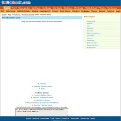 Pizza Fractions Game