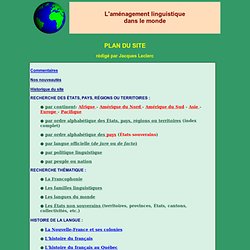 Plan du site