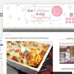 Pizza Spaghetti Bake {Crazy Cooking Challenge}