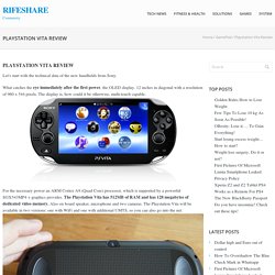 Playstation Vita Review