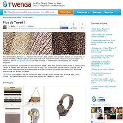 Plus de Tweed !