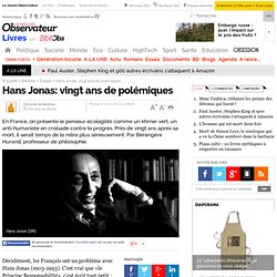 Hans Jonas: vingt ans de polémiques - 12 octobre 2012