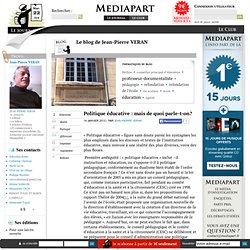 Politique éducative : mais de quoi parle-t-on?