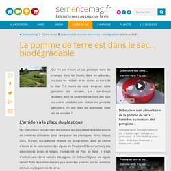 La pomme de terre est dans le sac... biodégradable