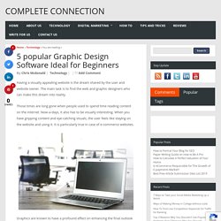 5 popular Graphic Design Software Ideal for Beginners