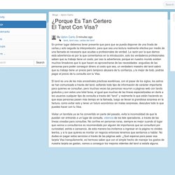 ¿Porque Es Tan Certero El Tarot Con Visa?