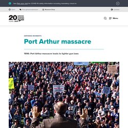 Port Arthur massacre and firearms laws in Australia - National Museum of Australia