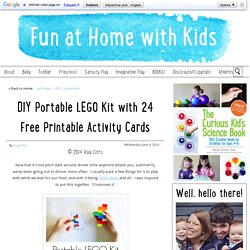 DIY Portable LEGO Kit with 24 Free Printable Activity Cards