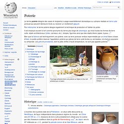 Poterie