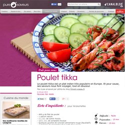 Poulet tikka