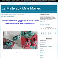 Pour bébé : tricot à motif chat!
