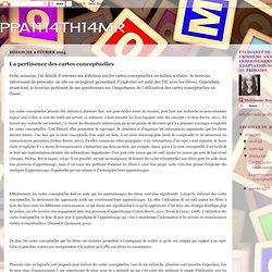 La pertinence des cartes conceptuelles