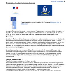 Pr sentation des 4 handicaps