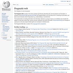 Pragmatic web